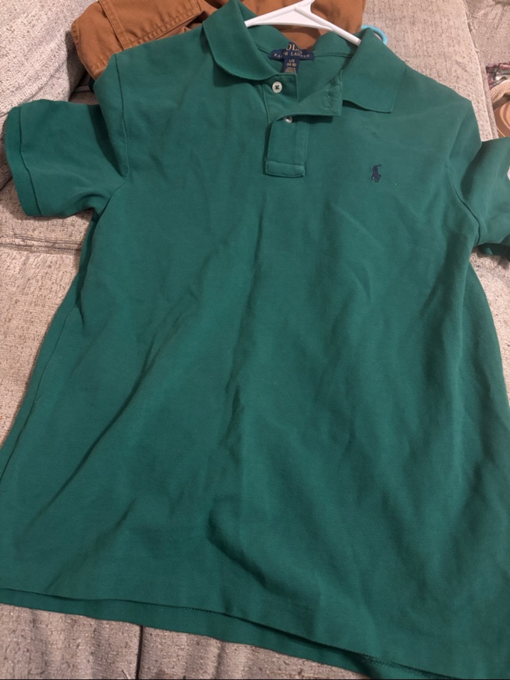 Polo by Ralph Lauren Green Polo with Navy Pony